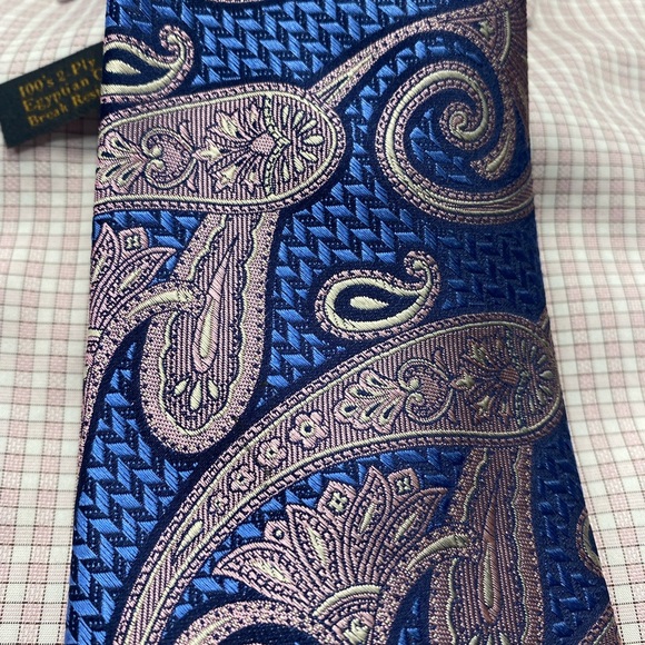 New mens tie by Josabank 100% Silk Reserve Collection Paisley - Picture 2 of 5